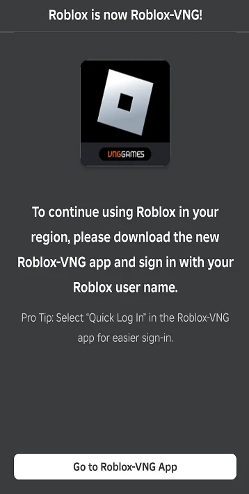 Roblox VNG App