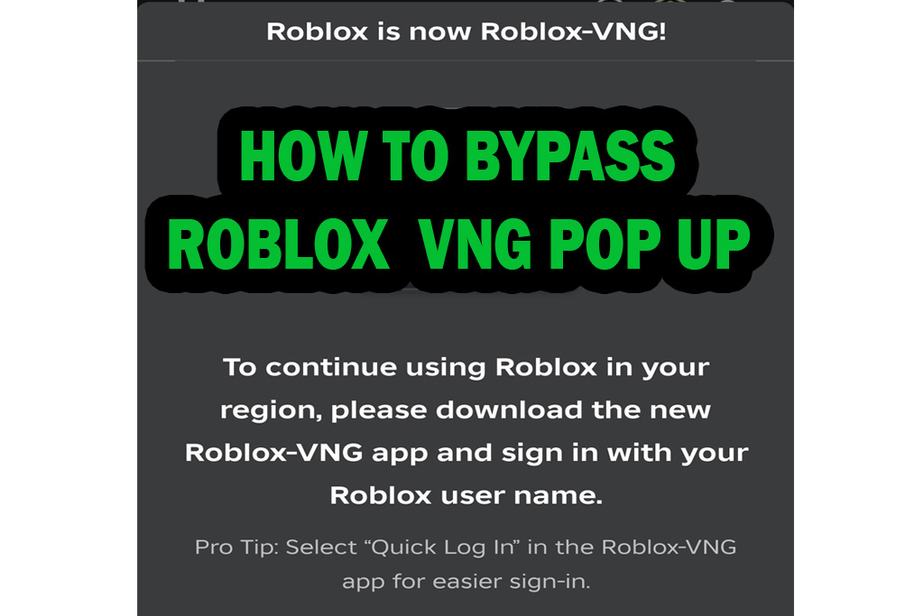 Roblox VNG pop up